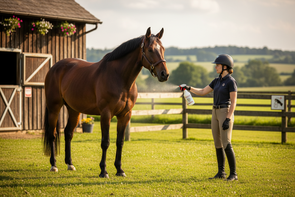 How to Safely Use The Work Horse Repellent for Effective Protection of Both Horse and Rider
