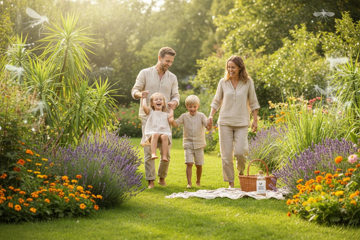 The Best Organic Mosquito Repellent for Families: Safe, Effective, and Chemical-Free Protection